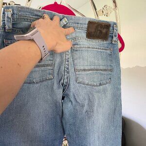 Light wash cropped jeans